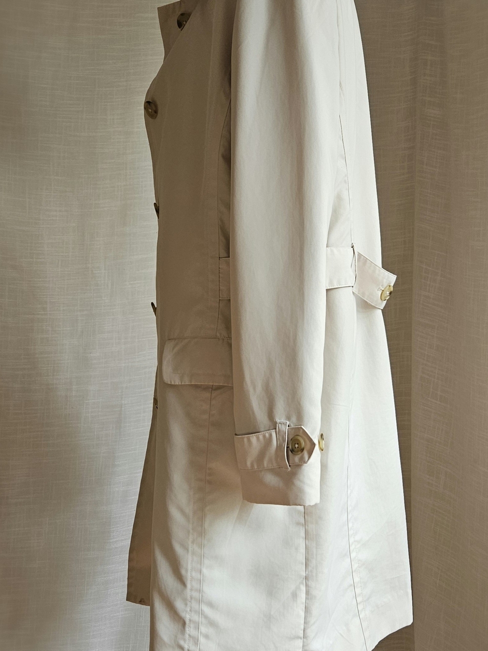 Cutter & Buck Women's Beige WeatherTec Trench Coat - Size S - Picture 3 of 15
